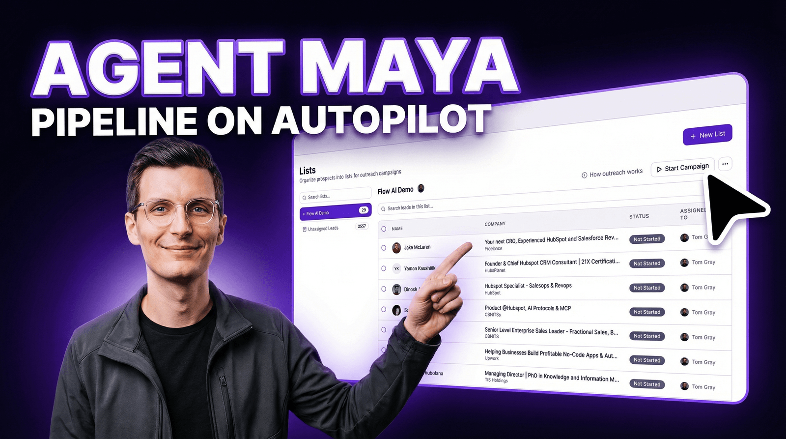 Agent Maya workflow overview